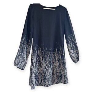 SM WARDROBE Black Mini A-Line Sleeves Dress - Size M/L